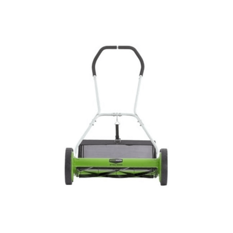 Greenworks 20" 5-Blade Push Reel Lawn Mower with Grass Catcher