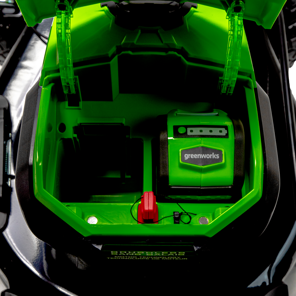 40V 20" Brushless Lawn Mower & 40V 12" String Trimmer, 4.0Ah Battery and Charger Included