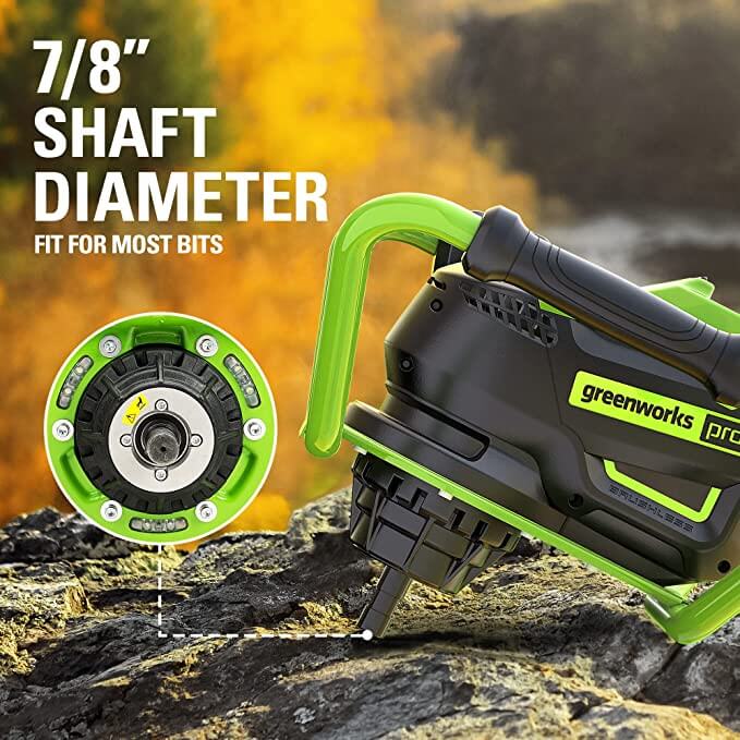 80V Brushless Earth Auger Powerhead (Tool Only)