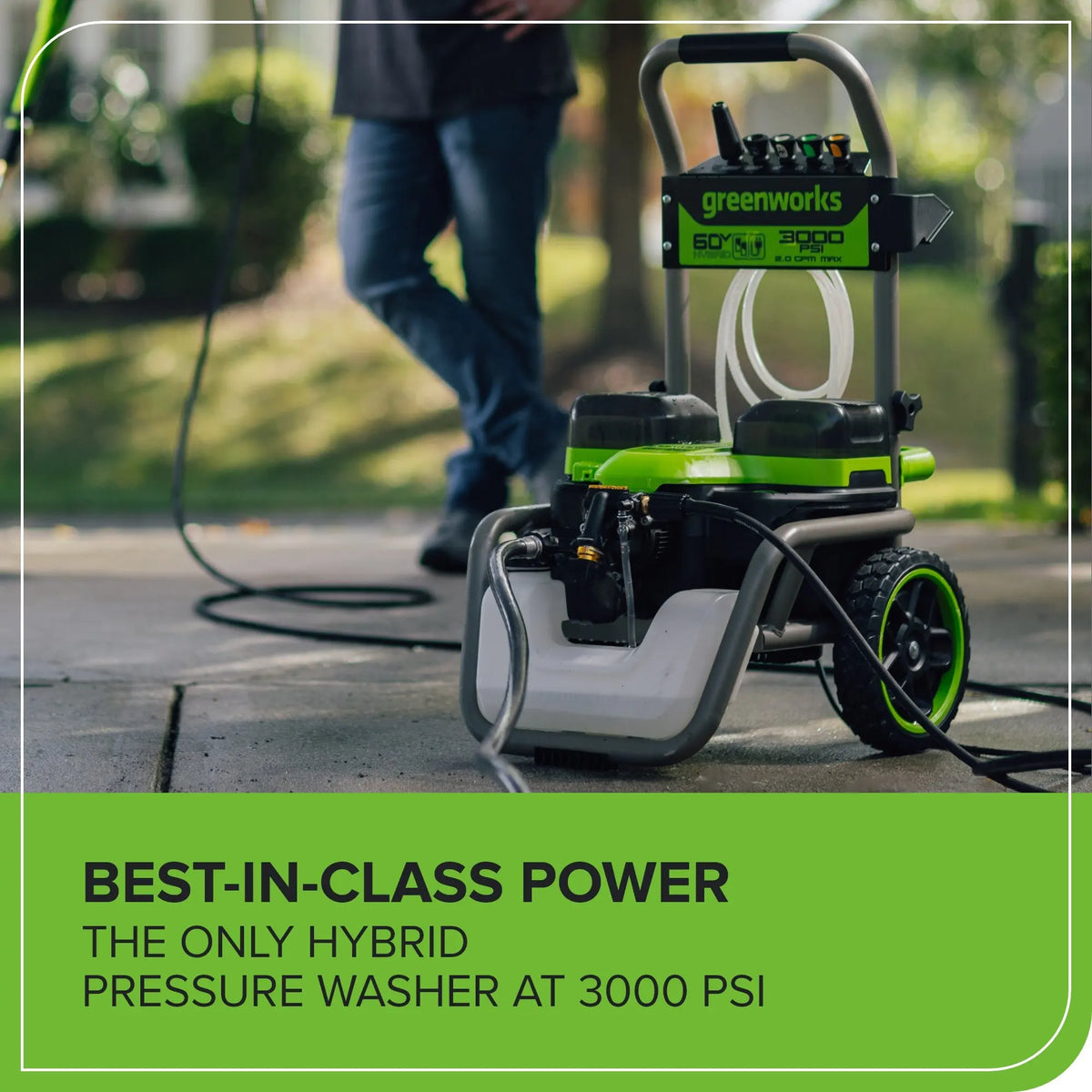 Laveuse à pression hybride 60 V, 3000 PSI (lb/po²) (Outil seulement)