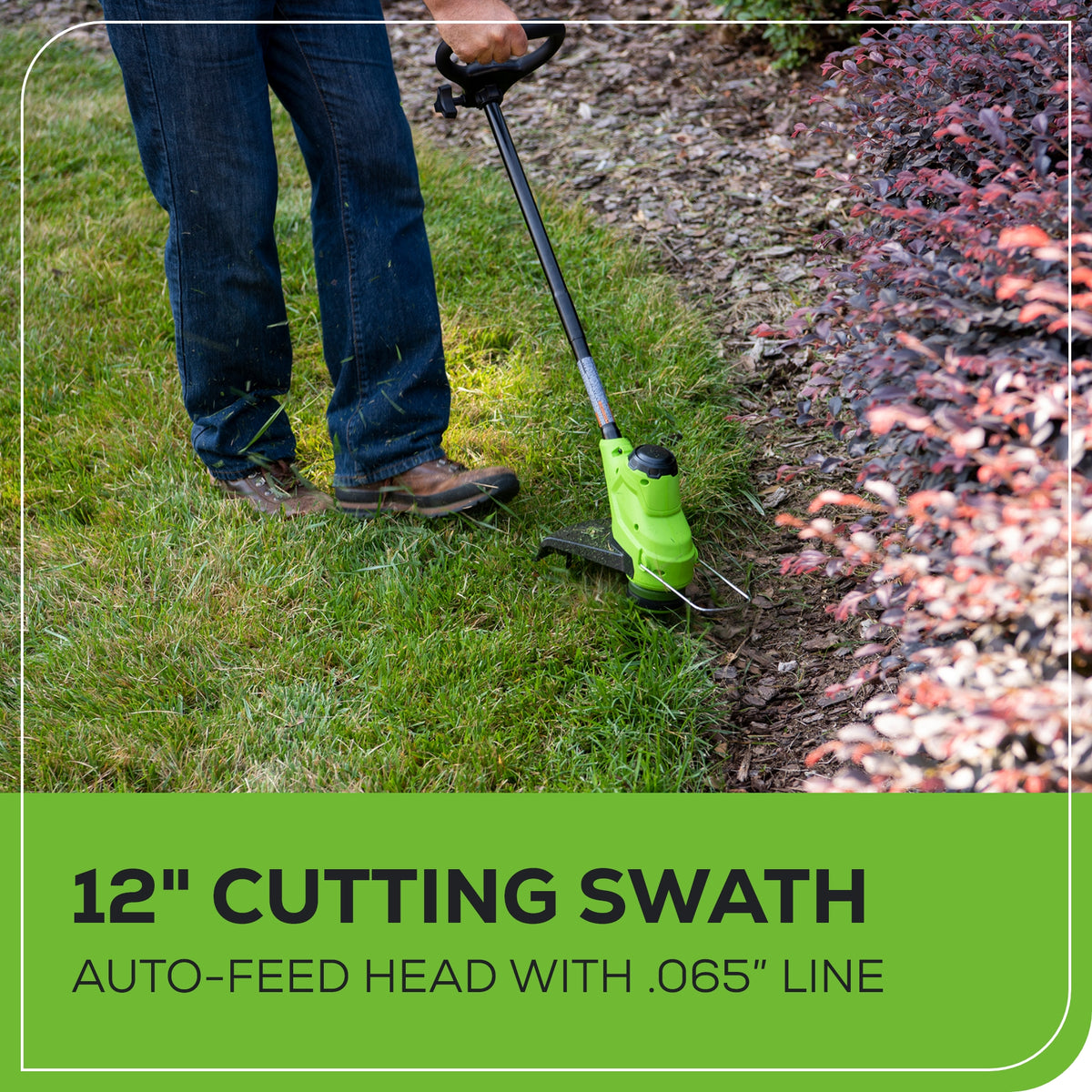 48V (24V x 2) Lawn Mower & String Trimmer & Blower Combo, (2) 4.0Ah Batteries and Dual Port Charger Included