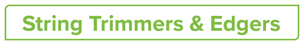 String Trimmers & Edgers