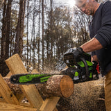 80V 18" Gen II Chainsaw, 4.0Ah Battery and Rapid Charger Included