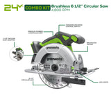 24V 4pc Power Tool Combo Kit