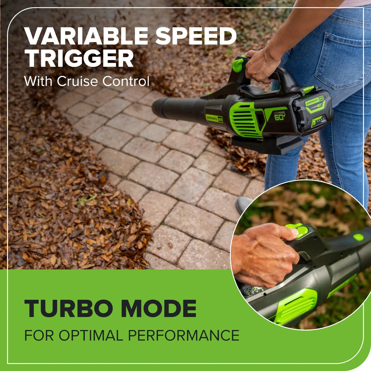 60V 17" Brushless Mower &  610 CFM Brushless Blower Combo Kit, 4.0Ah Battery and Charger Included