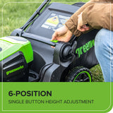 Ensemble 60 V de tondeuse sans balais 17 pouces et coupe-herbe 13 pouces, batterie 4 Ah et chargeur inclus