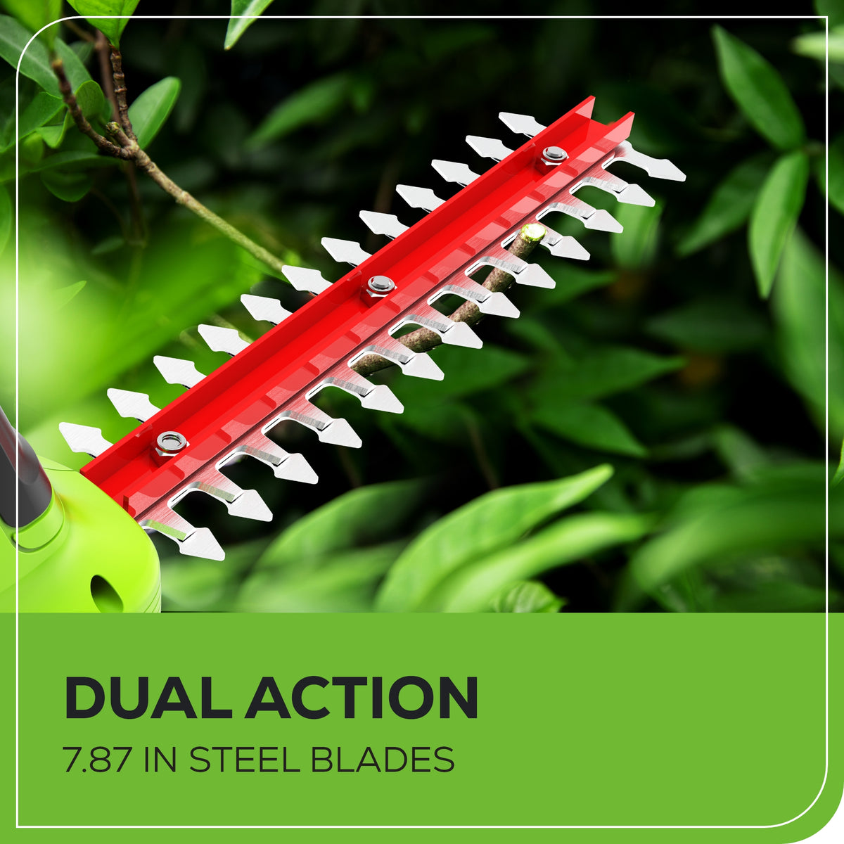 24V Shear Shrubber, 1.5Ah USB Battery and Charger Included