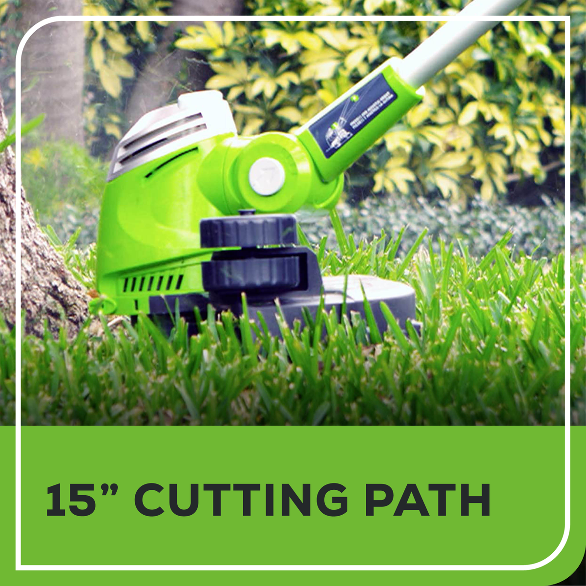 5.5 Amp Corded 15" String Trimmer