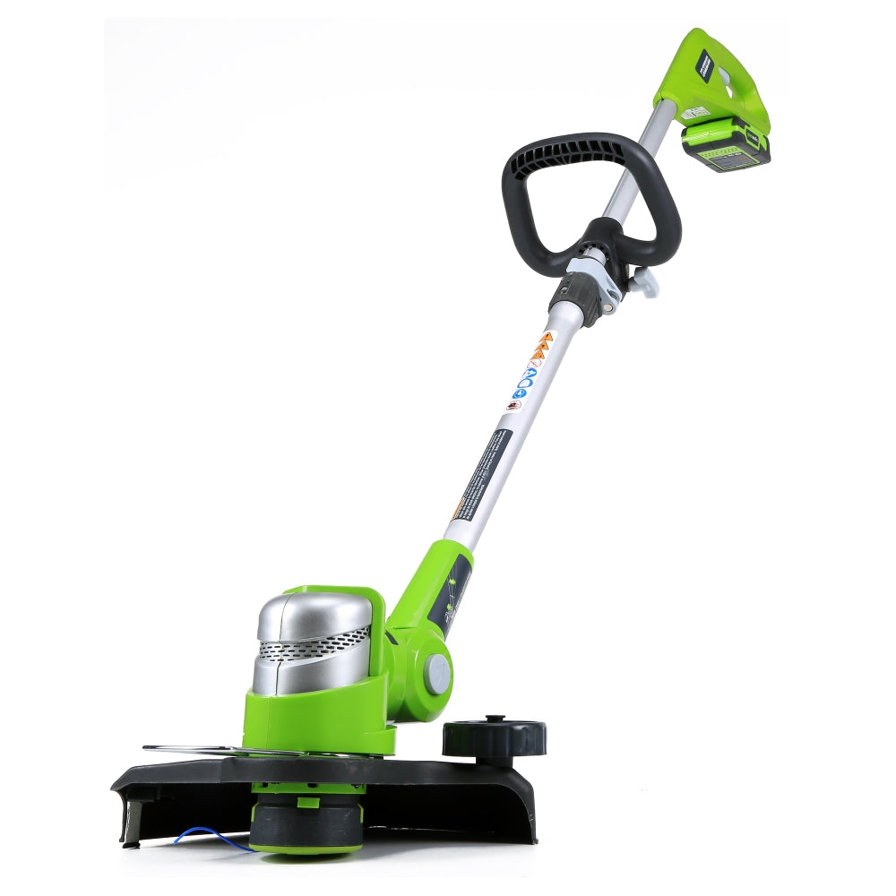 24V String Trimmer and Blower Combo, 2.0Ah USB Battery and Charger Included
