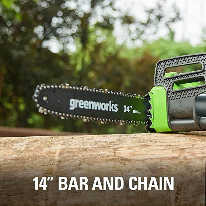 Greenworks 10.5 Amp Corded 14-Inch Chainsaw