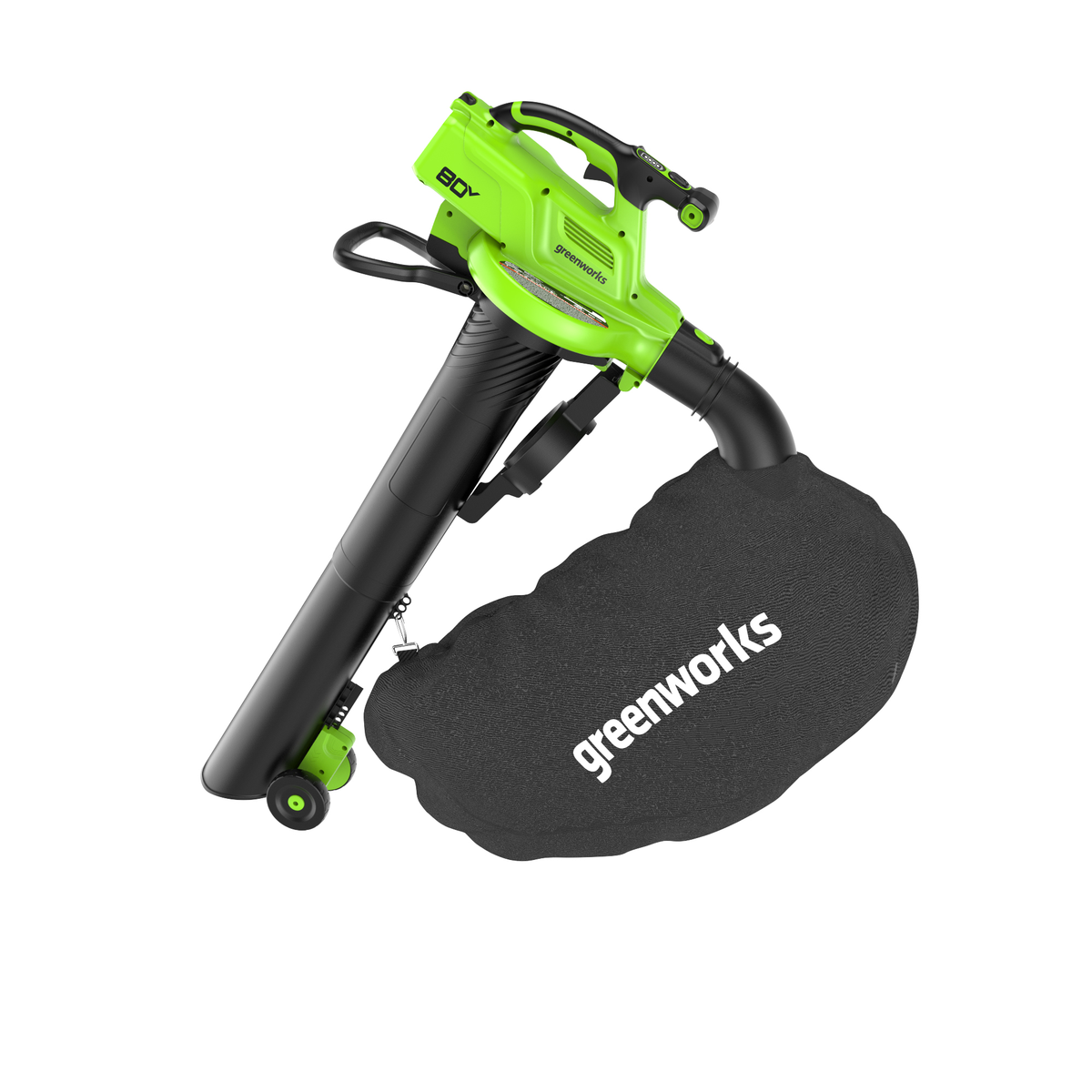 Souffleur-aspirateur 3-en-1 Greenworks 80 V – 520 CFM (pi³/min), 240 MPH (Outil seulement)