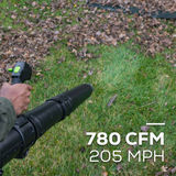 80V 780 CFM Brushless Cordless Backpack Blower with Leaf Hauler (Tool Only)