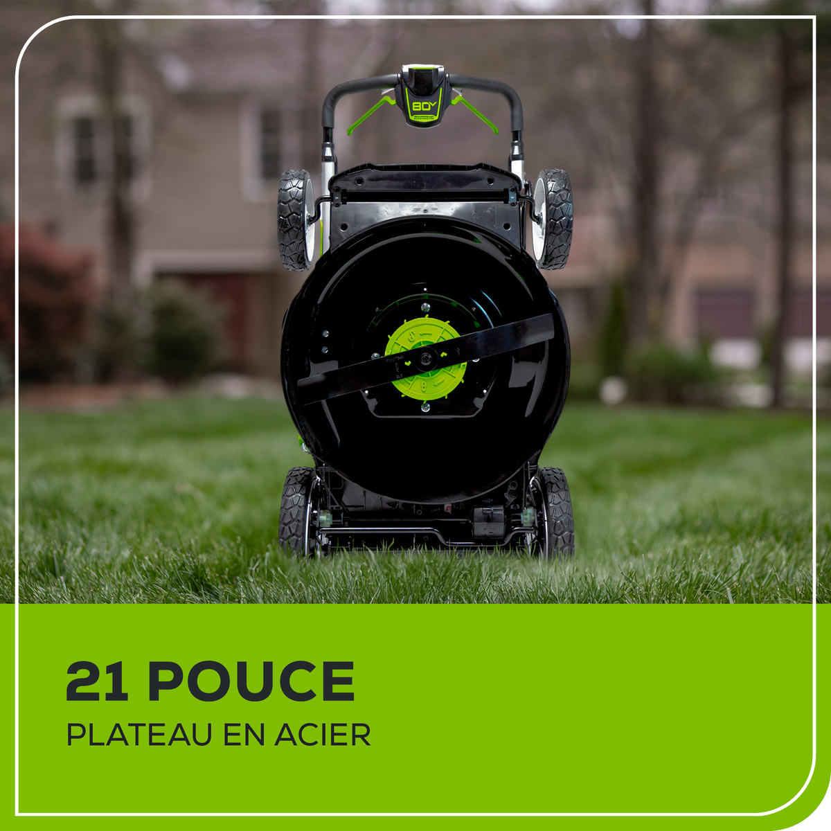 Greenworks 80V 21" Brushless Lawn Mower (Tool Only) BONUS: Blade Included