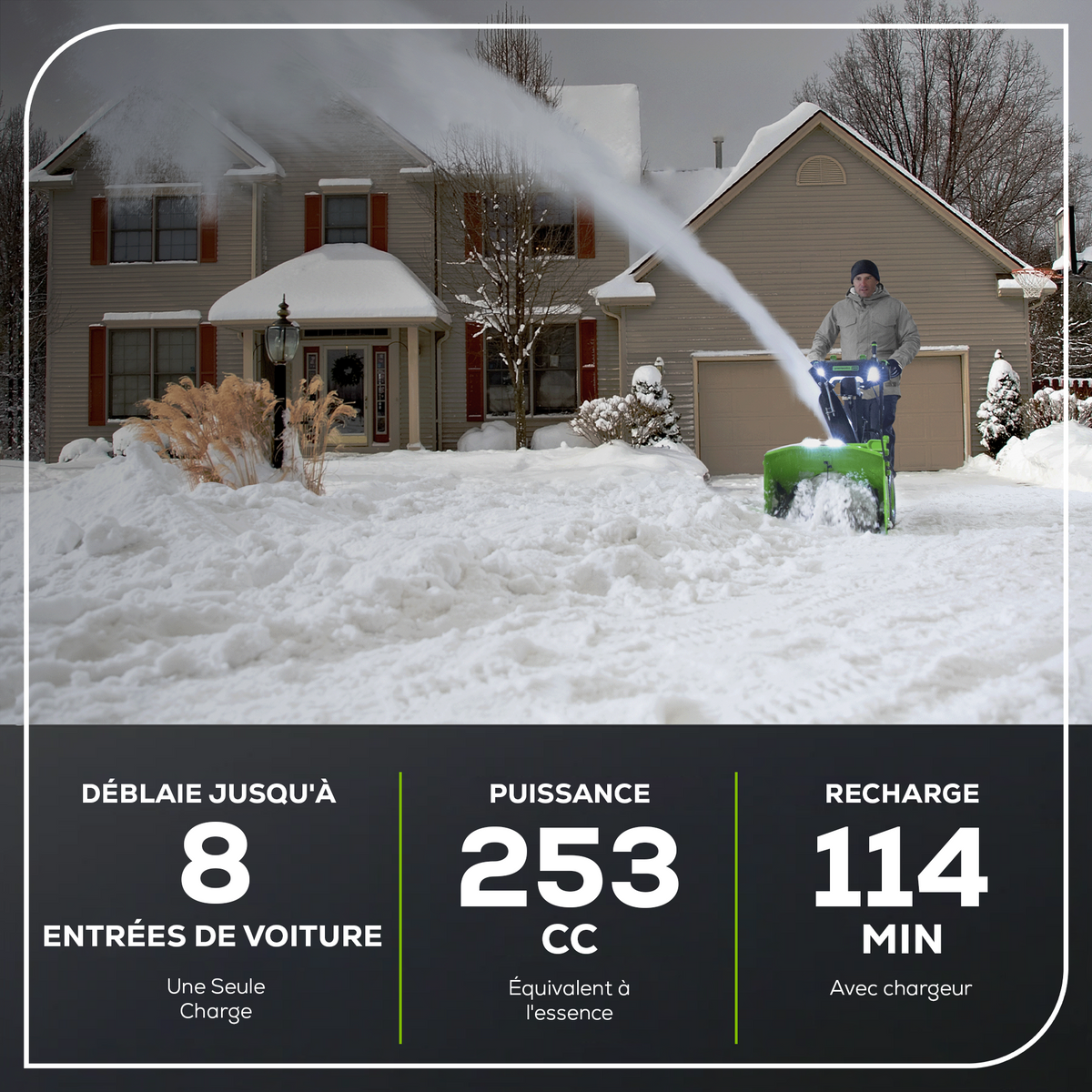 Greenworks 60V 24" Dual Stage Snow Thrower (Tool Only)