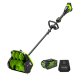 40V 12" Snow Shovel with Directional Vanes, 4.0Ah Battery and Charger Included