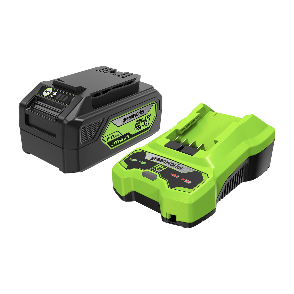 24V 5.0Ah USB Battery and Charger Combo Kit