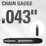 Chaîne de rechange de 14 pouces pour scies à chaîne