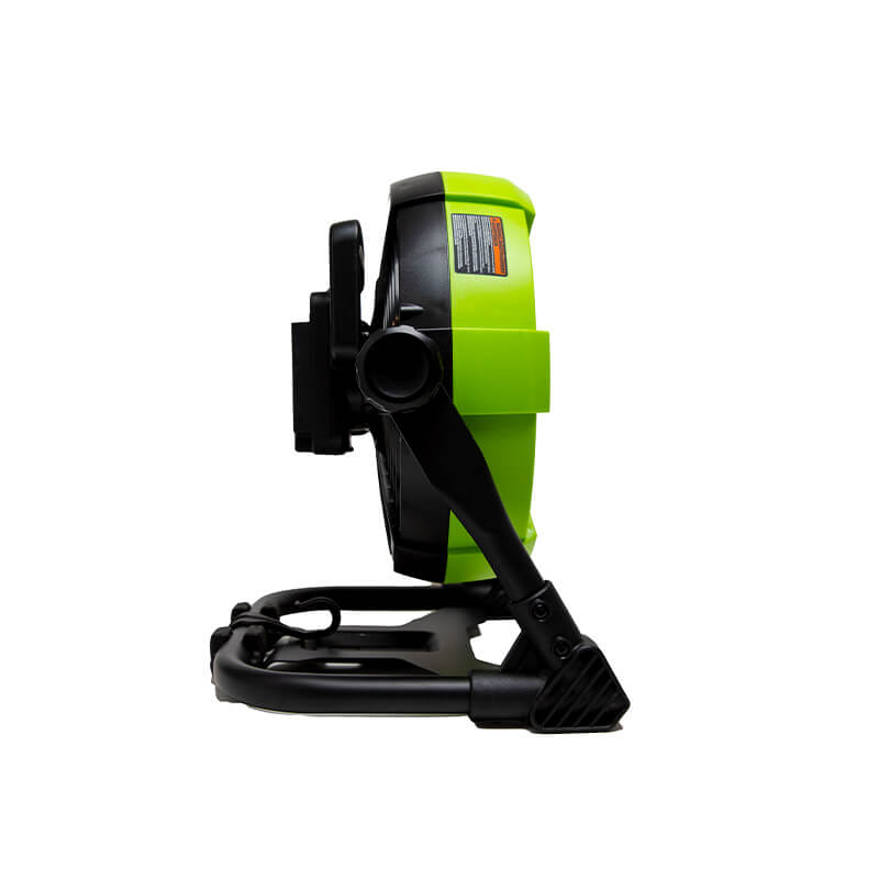 24V Portable Fan with 2.0Ah USB Battery and AC Adapter/Charger Included