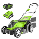 40V 17" Battery Lawn Mower - Push with 4.0Ah Battery & Charger