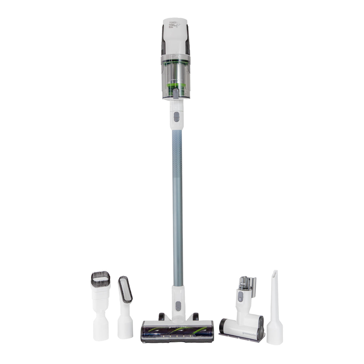 24V Cordless Deluxe Stick Vacuum, 4.0 Ah USB-C Battery & 30-Minute Super Charger