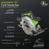 24V 7.25" Brushless Circular Saw (Tool Only) - CR24L00