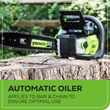 80V 16" Brushless Chainsaw, 2.0Ah Battery and Charger Included - CS80L211