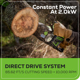 60V 18" Chainsaw, 4.0Ah  Battery and Charger Included