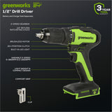 24V Brushless Drill / Driver (Tool Only) - DD24L00