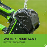 24V 600 PSI 0.8 GPM Cordless Pressure Washer, 4.0Ah Battery and Charger Included