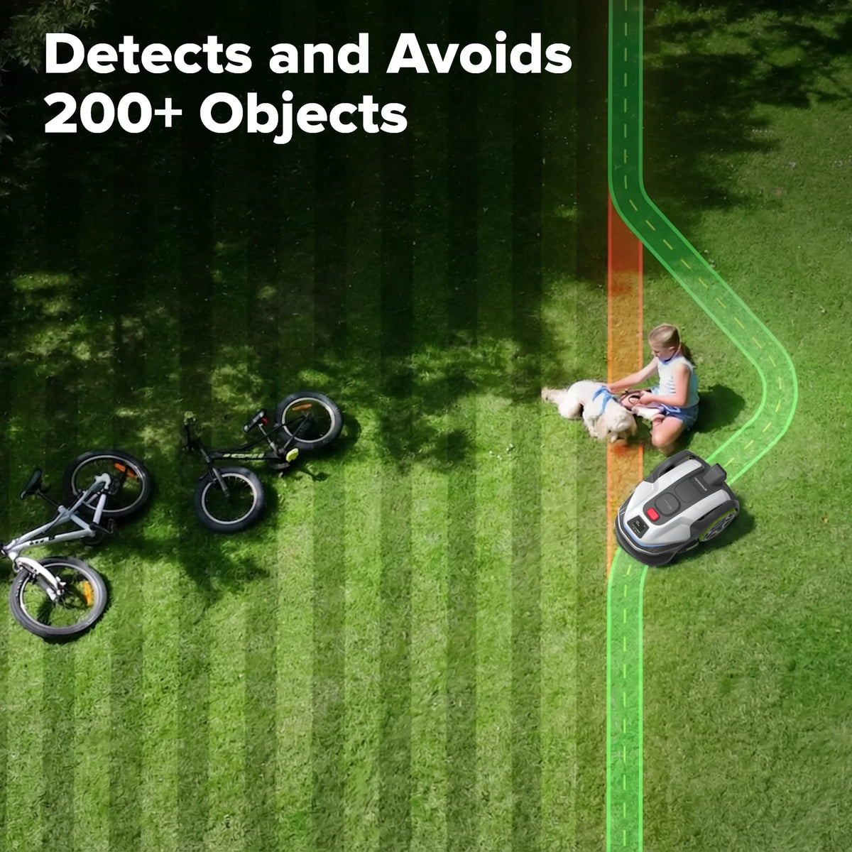 Tondeuse robotisée AiMowbot C20Z avec RTKVision sans fil | ½ acre, version 4 roues motrices