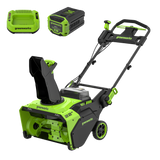 60V 22" Brushless Snow Thrower. 6.0Ah Battery and 3A Charger Included
