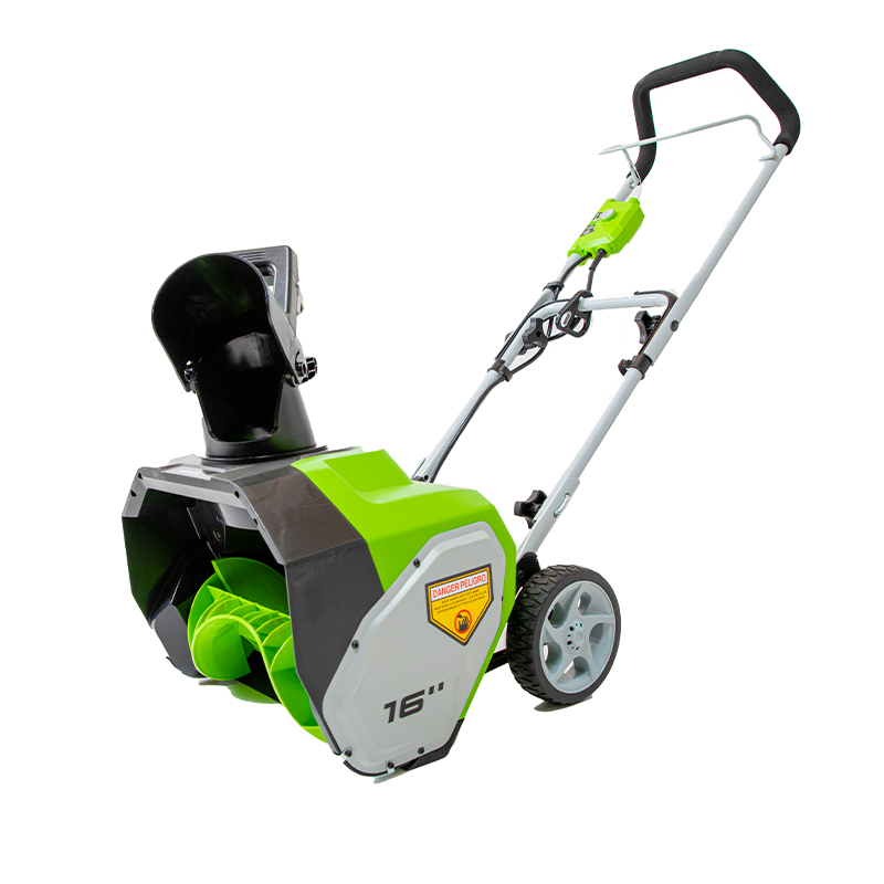 Souffleuse à neige électrique Greenworks de 10 A, 16 pouces