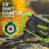 80V Earth Auger Powerhead with Auger Bit, 18” Extender, 4.0Ah Battery and Charger Included