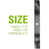 Lame de rechange de 18 pouces pour tondeuse (modèle 25012)