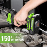 24V 3/8" Impact Wrench, 2.0Ah Battery and Charger Included